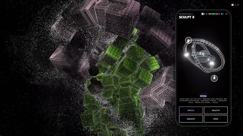 Sculpt X Interaction, view 6