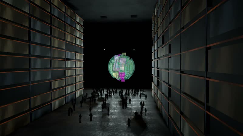 Minimal Sphere – Hochregallager – Visualisierung, Ansicht 8